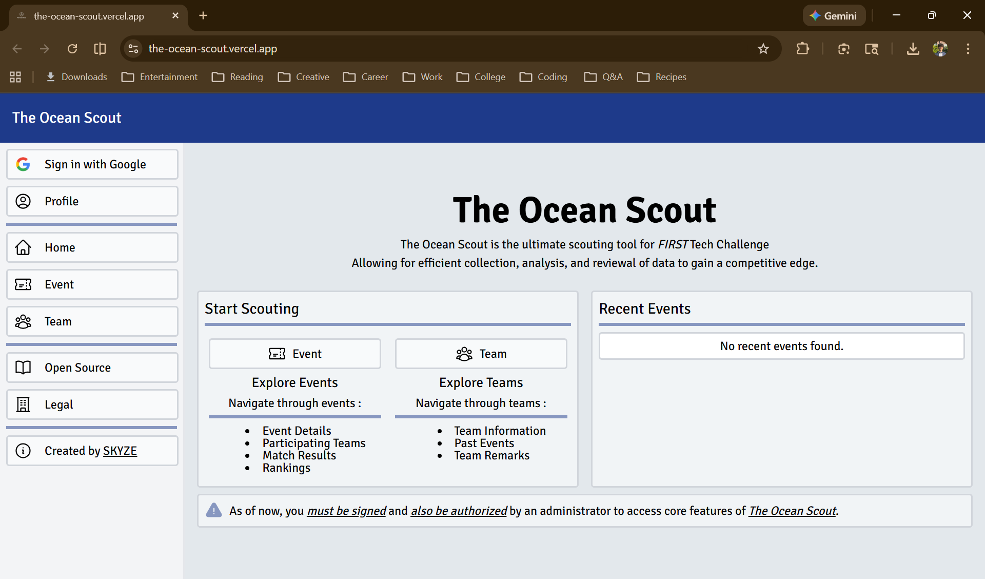 The Ocean Scout preview